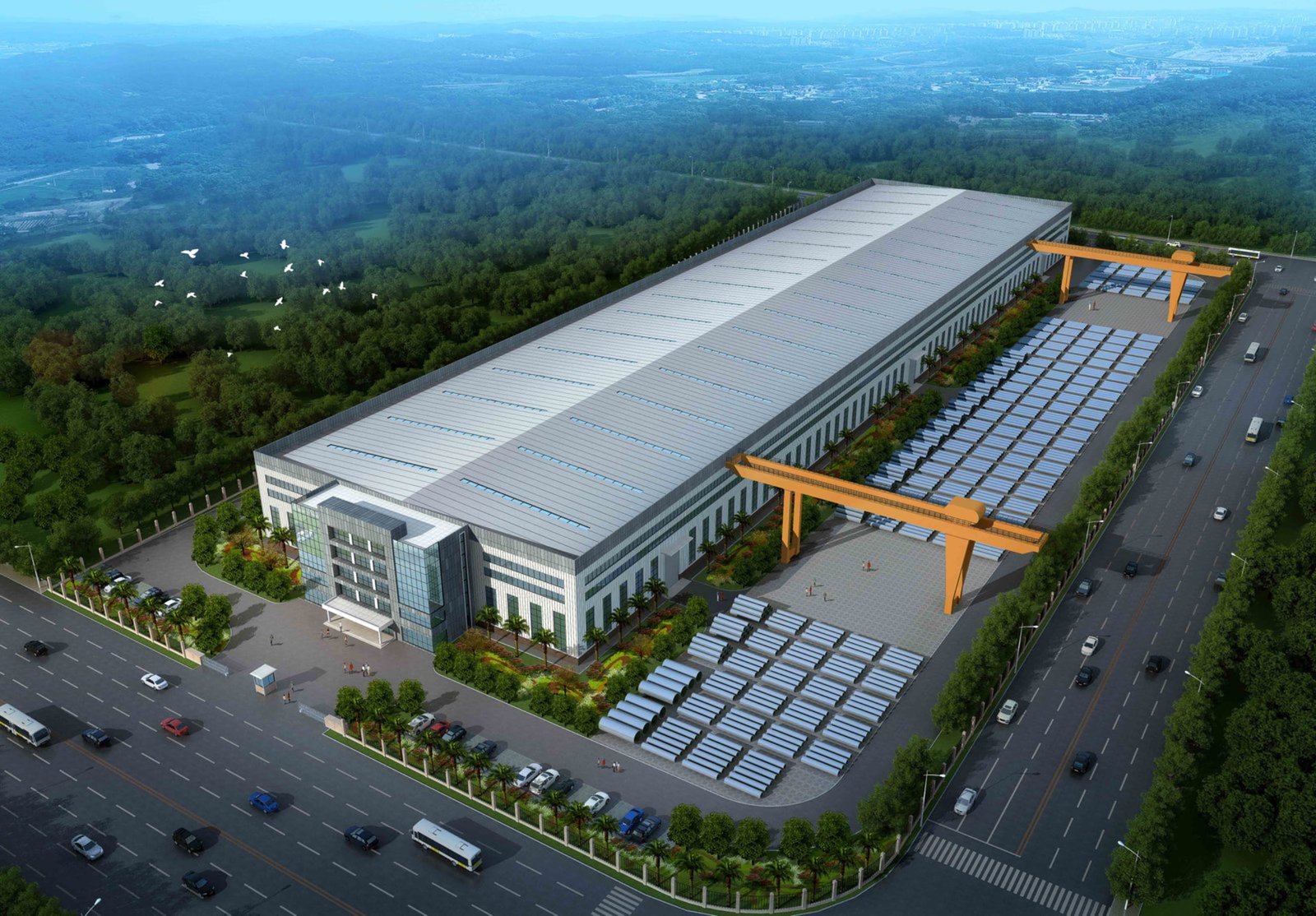 FRP Pipeline Manufacturing Facility